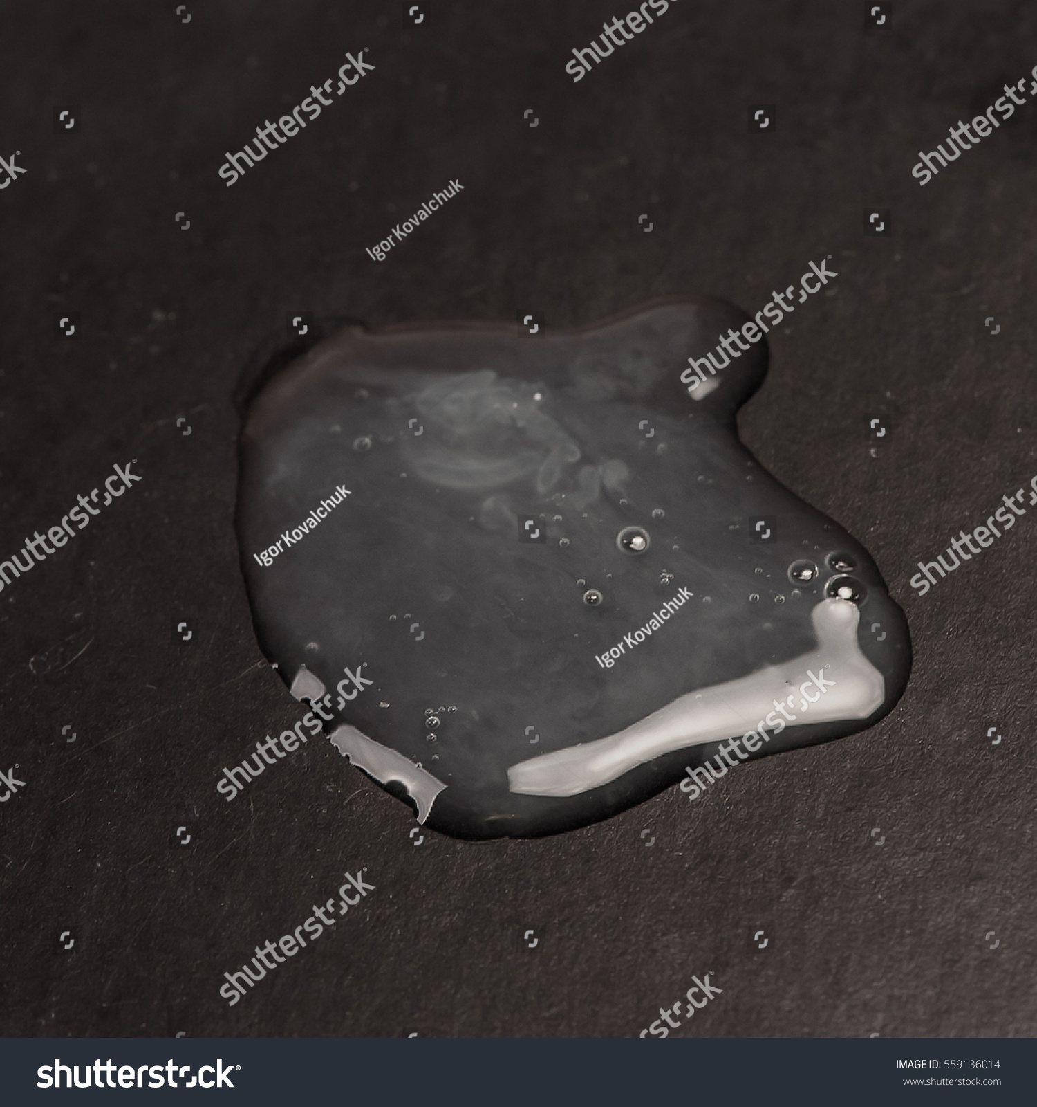 Real Sperm Puddle On Black Background Stock Photo Shutterstock