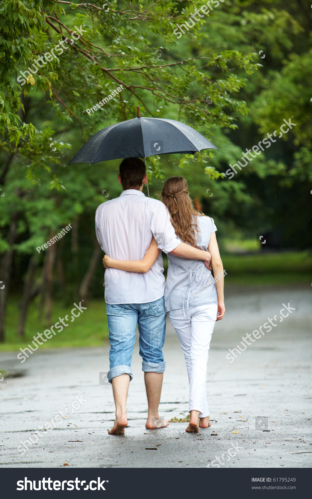 Image result for a couple walking inside with the umbrella/