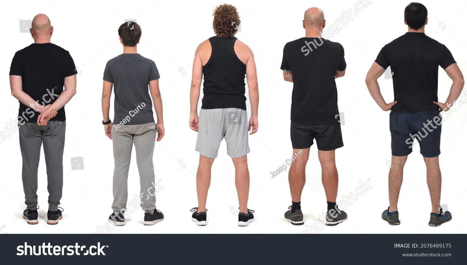 1,634 Man with short behind view Images, Stock Photos & Vectors ...