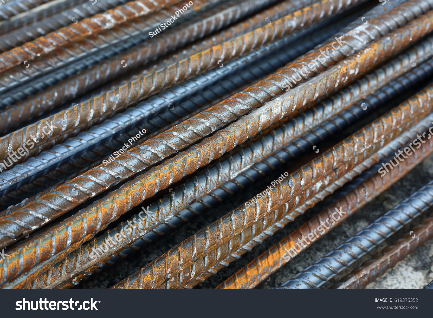 Rebar Steel Reinforcing Rod Bar Construction Stock Photo (Edit Now ...