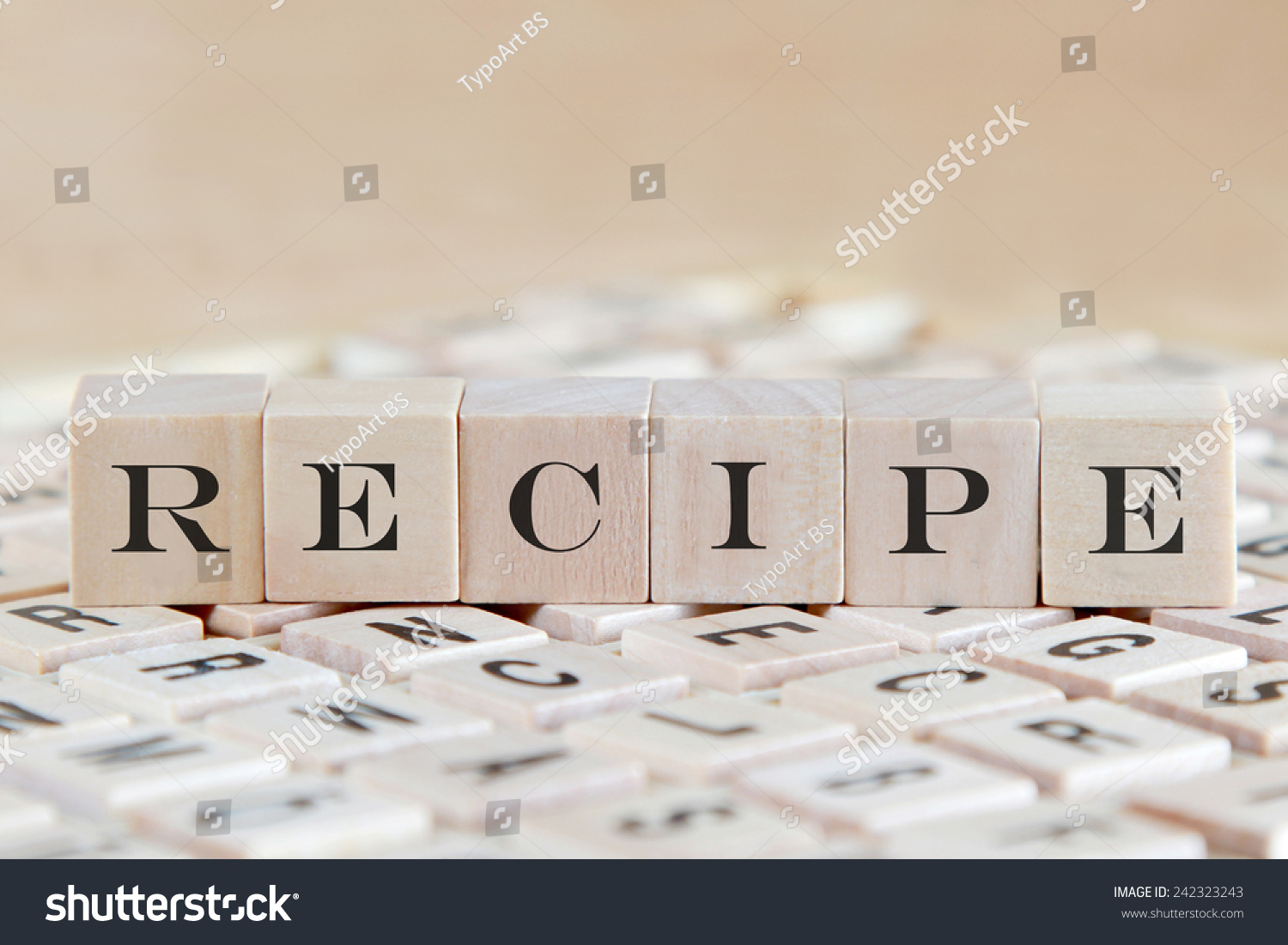 5 letter word using recipe