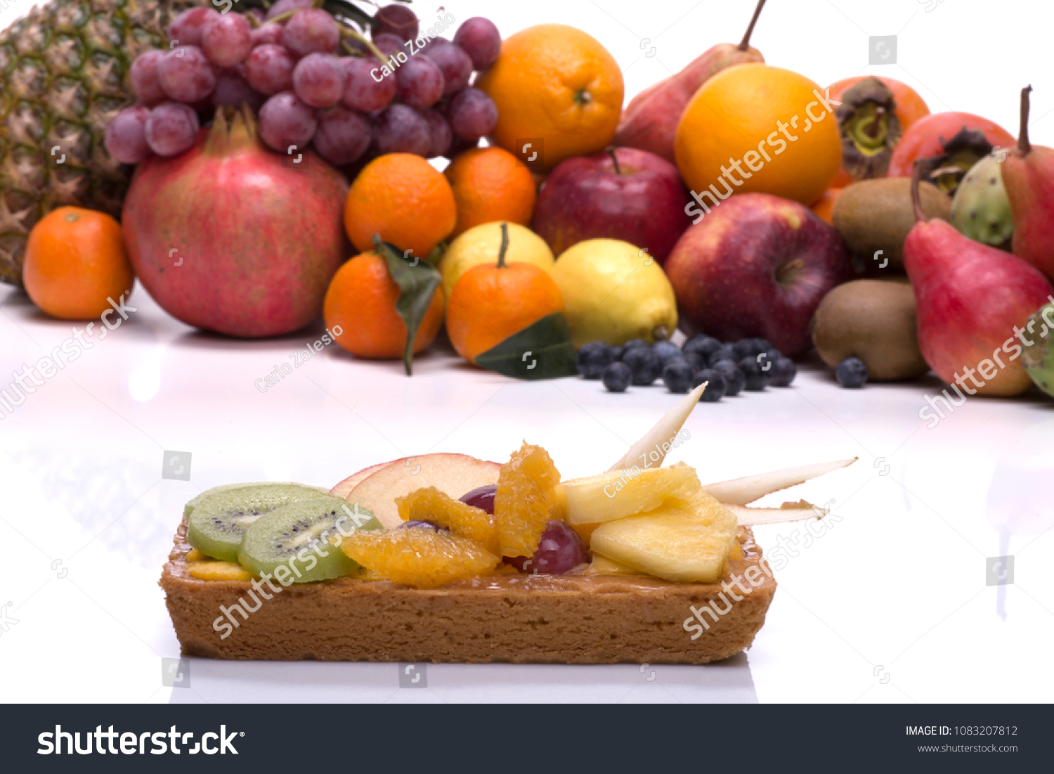 rectangular fruit tart on white background stock photo edit now whole foods fruit tart