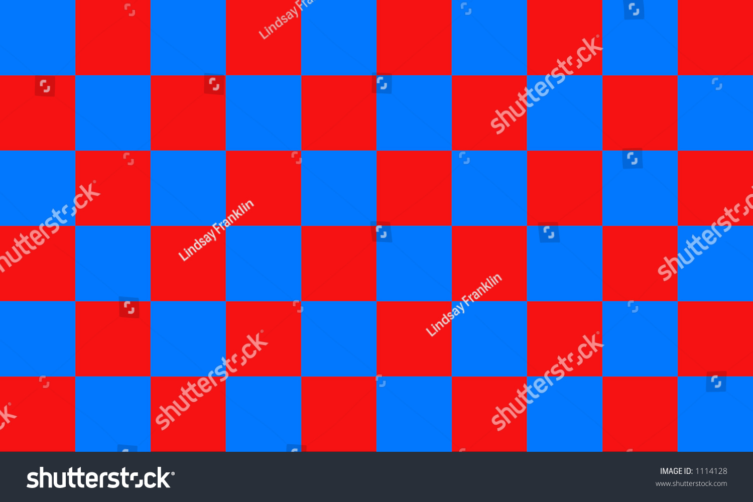 Red And Blue Checkered Background