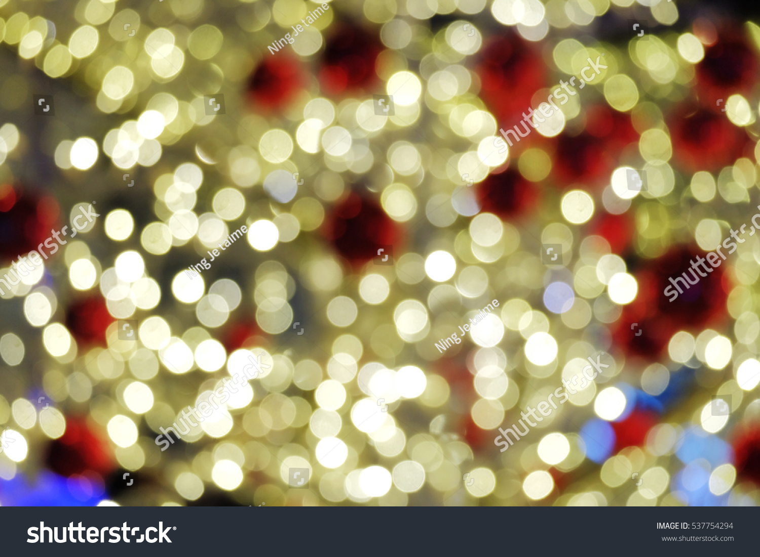 Red And Gold Holiday Bokeh. Abstract Christmas Background. Stock Photo 537754294 : Shutterstock