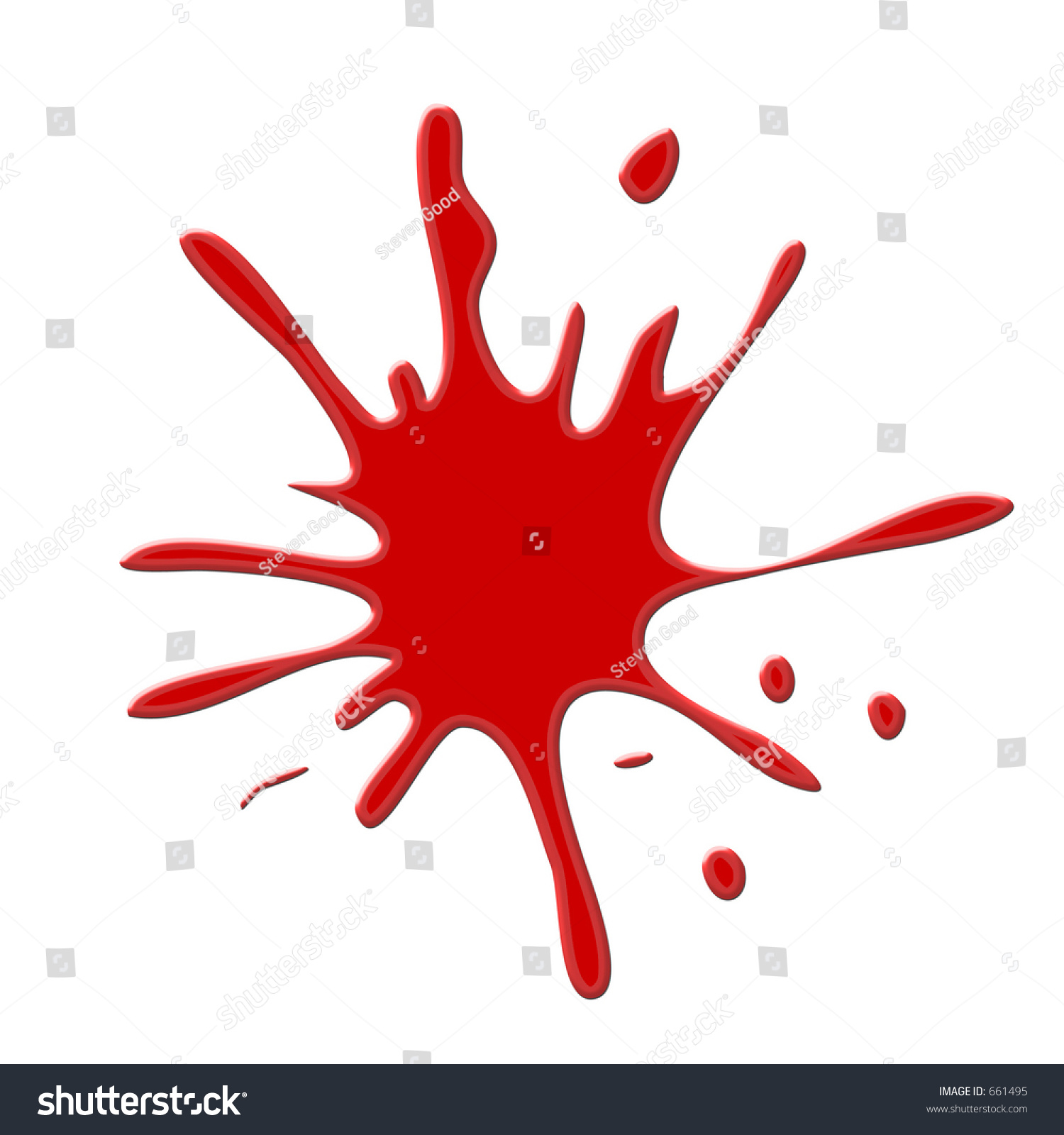 Red Blood Splat Stock Illustration 661495 - Shutterstock