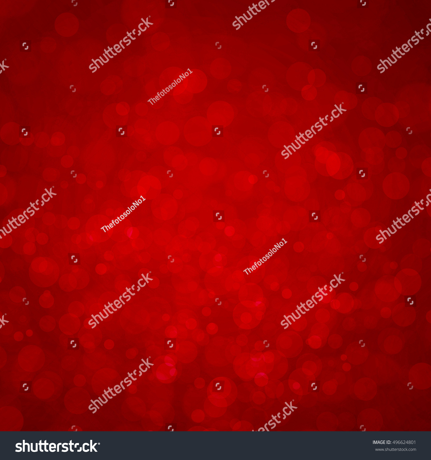 Red Bokeh Abstract Light Background For Design Pattern Artwork Stock