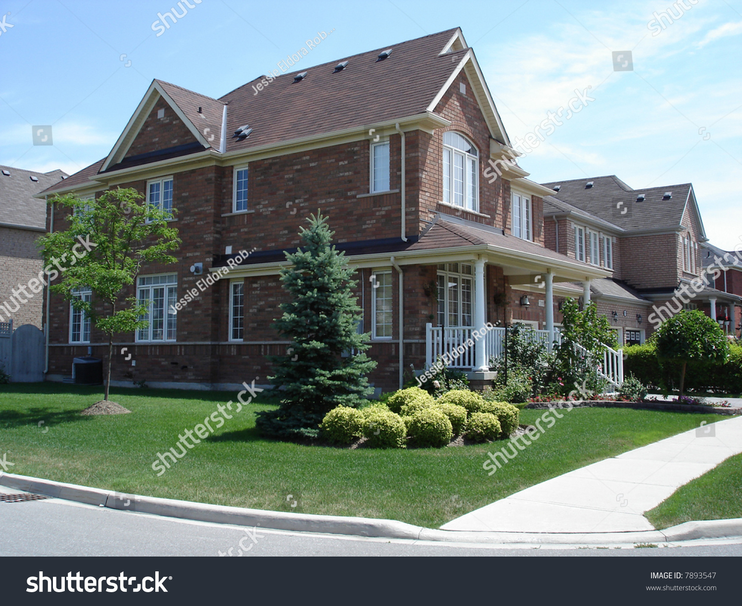 Red Brick Houses Stock Photo 7893547 : Shutterstock