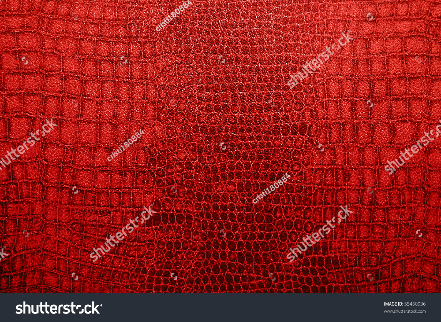 Red Crocodile Leather Stock Photo 55450936 : Shutterstock