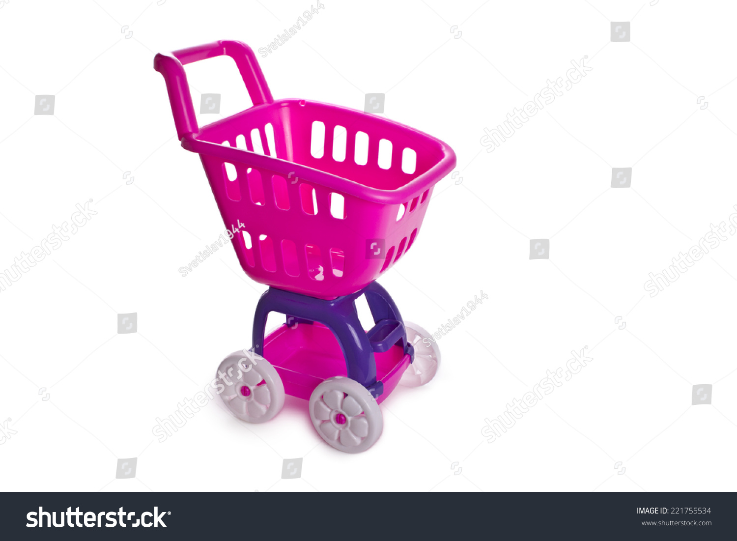 red doll stroller