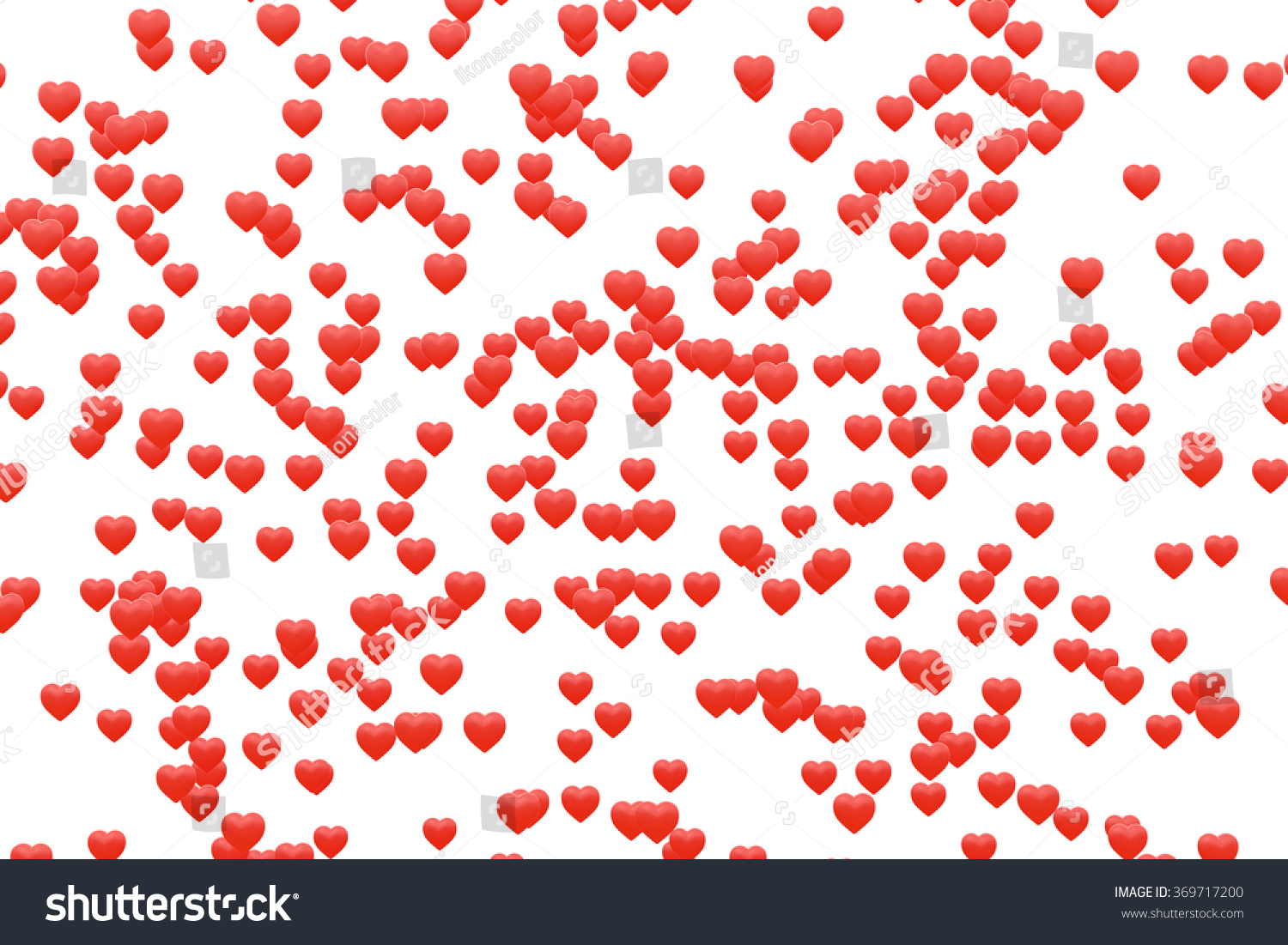 Red Hearts Background Stock Illustration 369717200 - Shutterstock