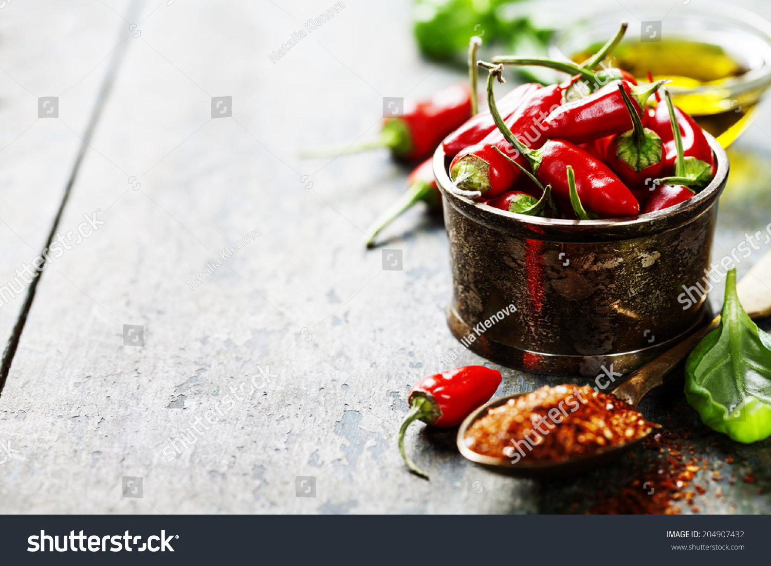 Red Hot Chili Peppers Herbs Spices Stock Photo (Edit Now) 204907432