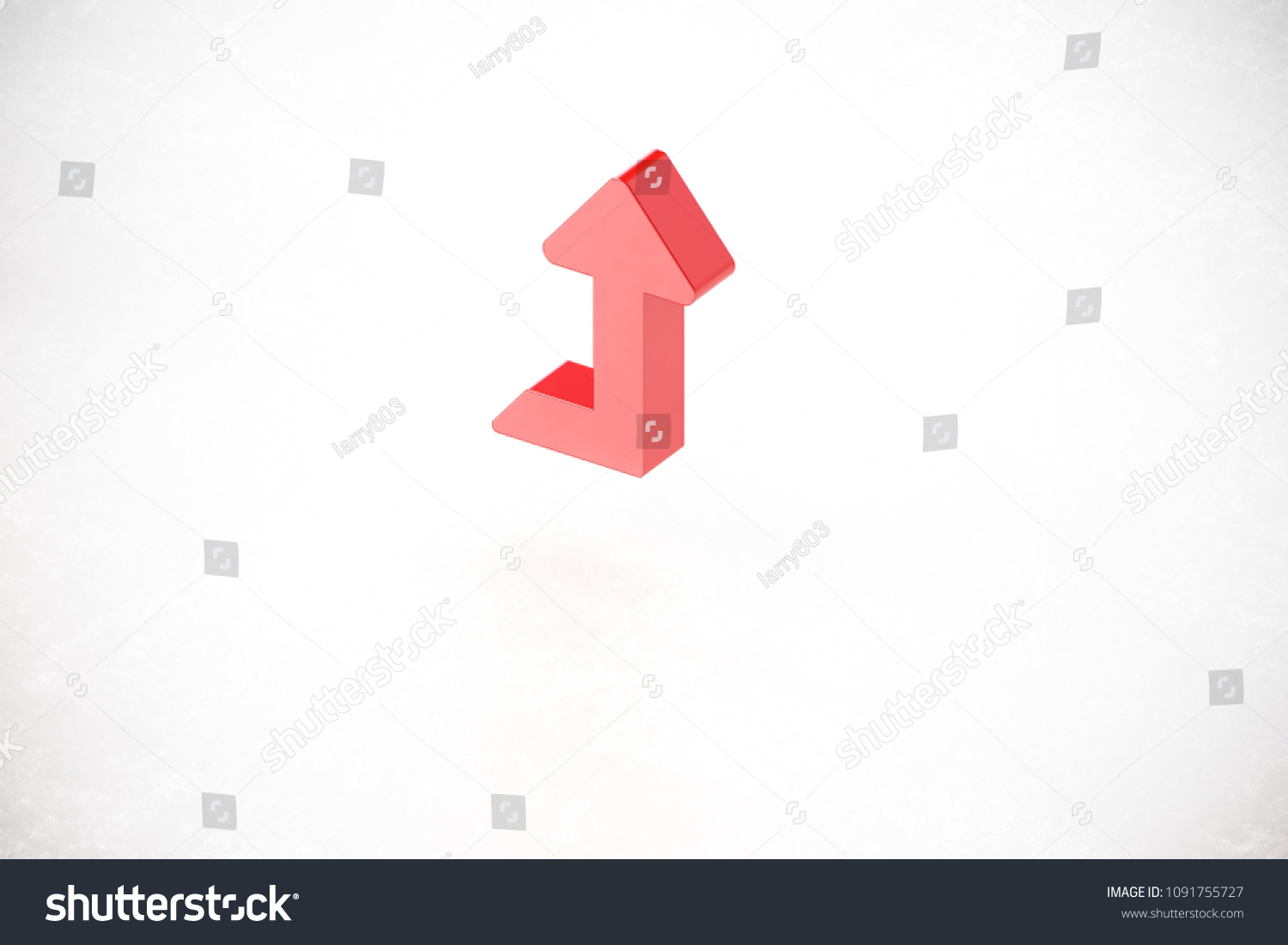 Red Icons On White Background Orthogonal Stock Illustration 1091755727 ...