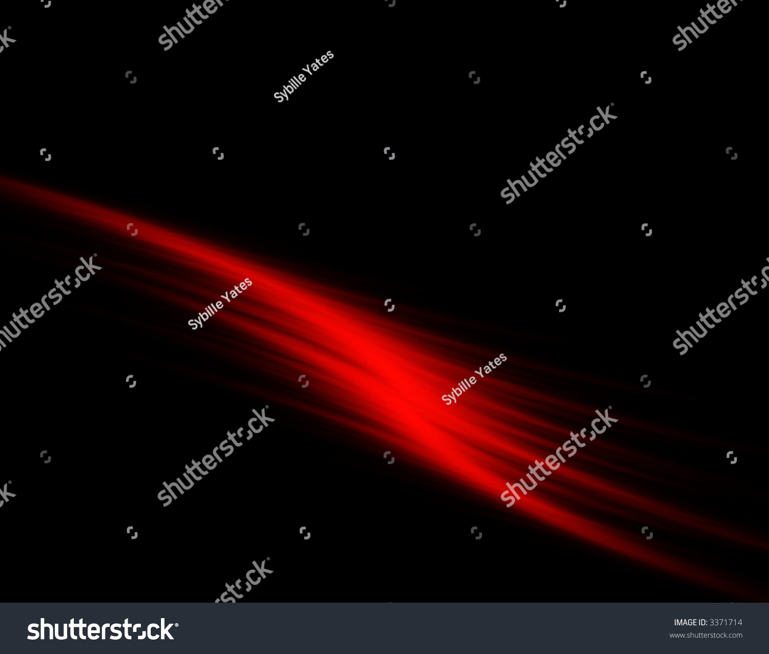 Red Line, Light, Ray, Beam Crossing Diagonal A Black Background, Plenty ...