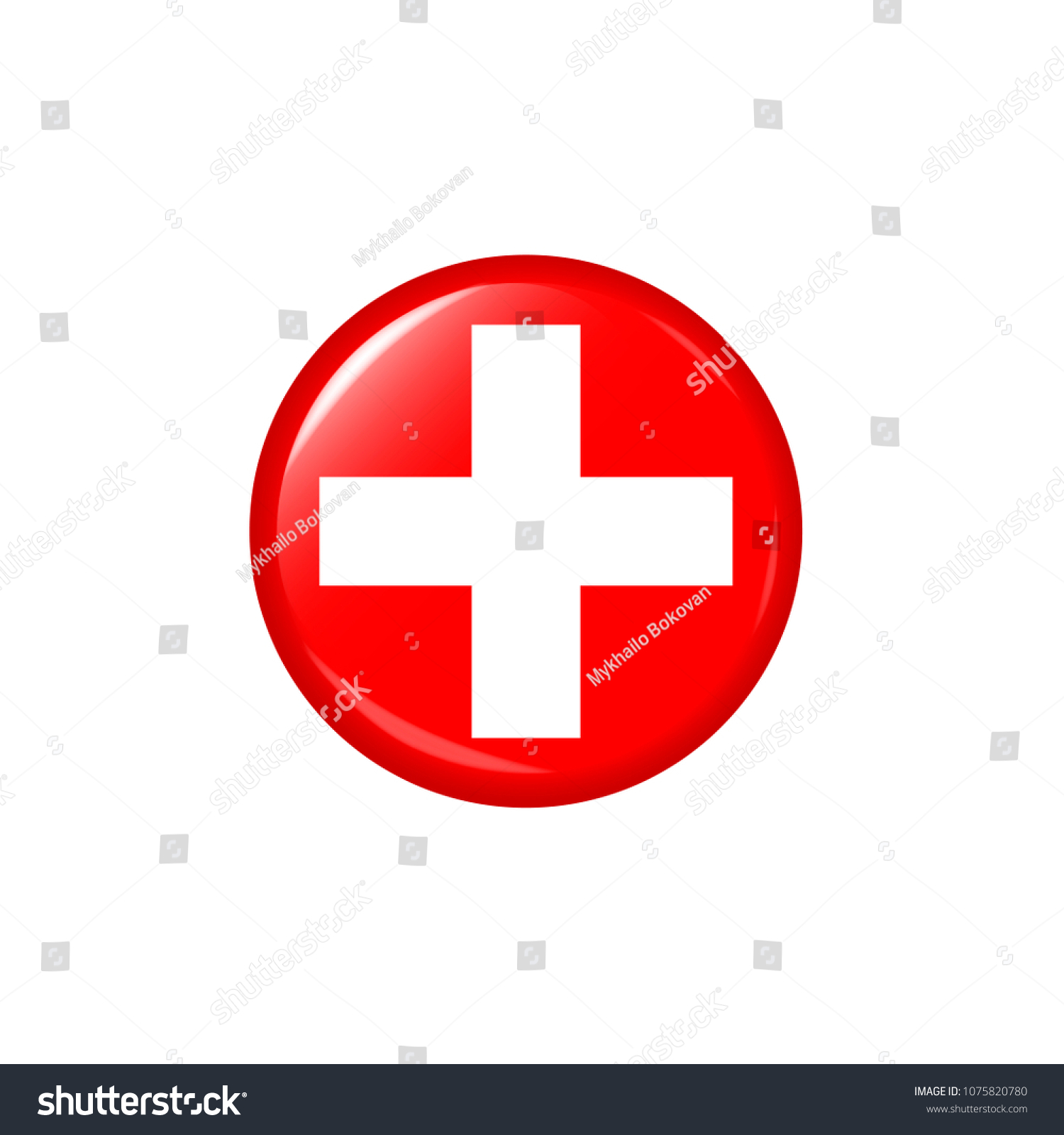 Red Medical Cross Logo Red Ambulance Stock Illustration