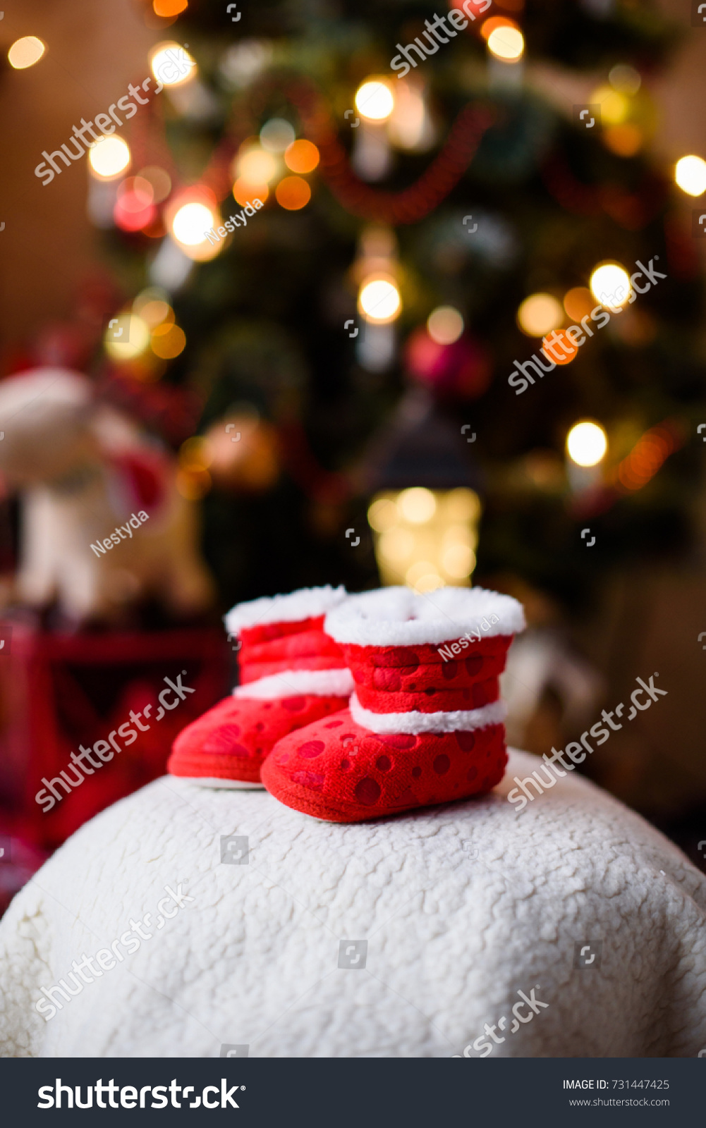 newborn christmas shoes