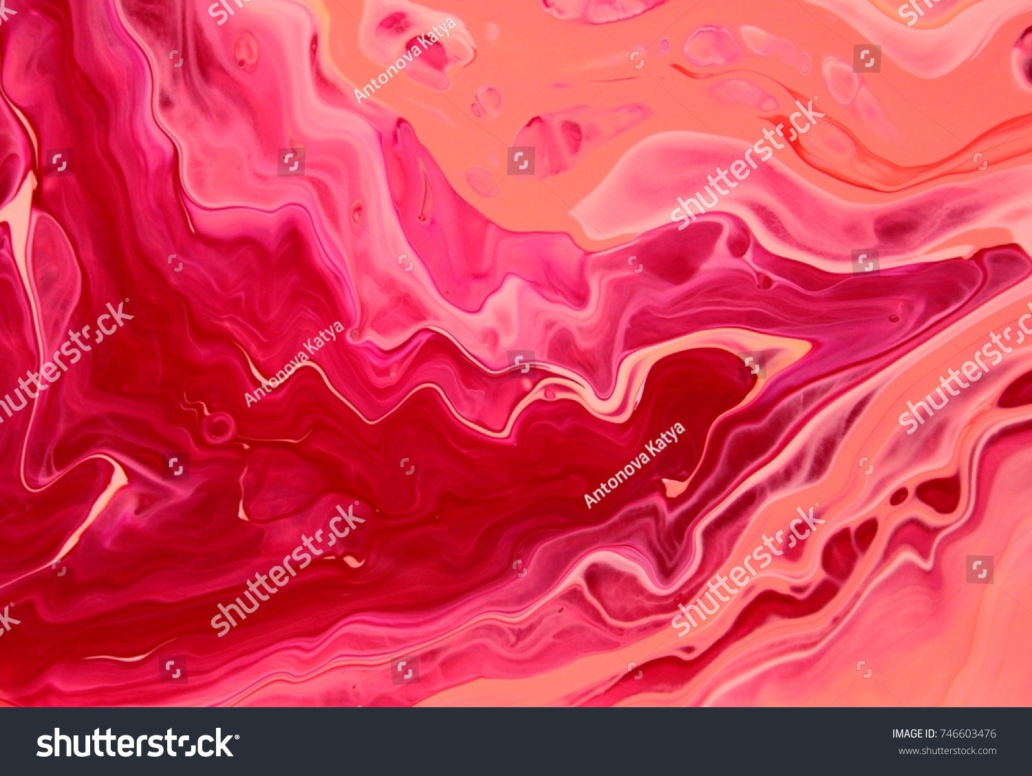 Red Orange Marble Texture Design Abstract Stock Illustration 746603476 ...