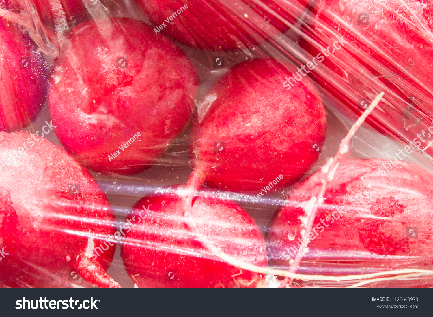 Download Red Radish Packed Plastic Bag Stock Photo Edit Now 1128643970 Yellowimages Mockups