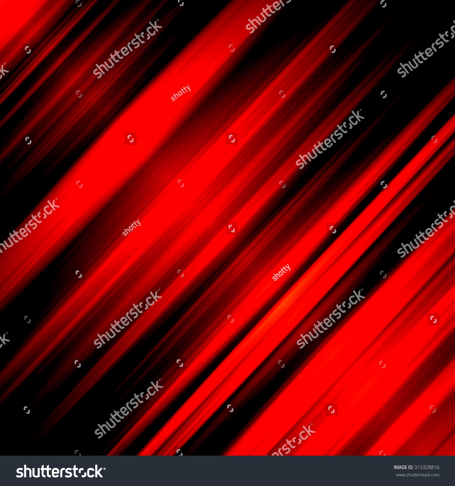 Red Rays On Black Background. Line Art. Hot Power Ray. Dark Red Color ...