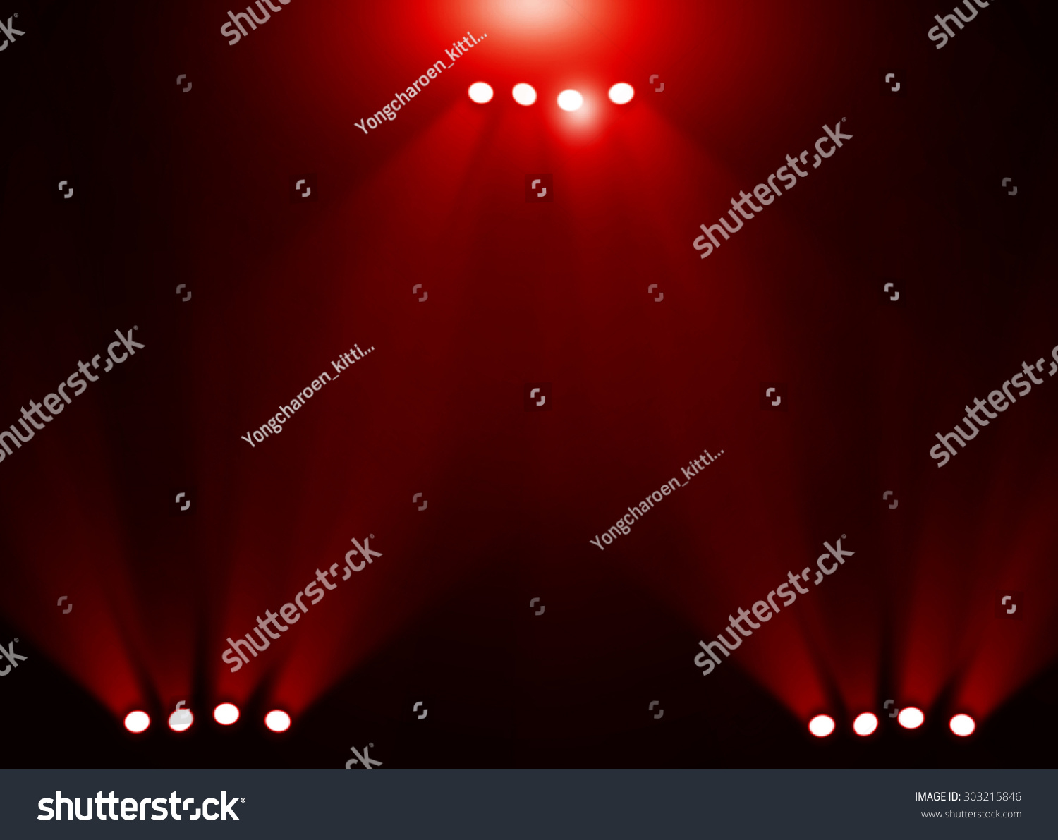 Red Stage Background Stock Illustration 303215846 