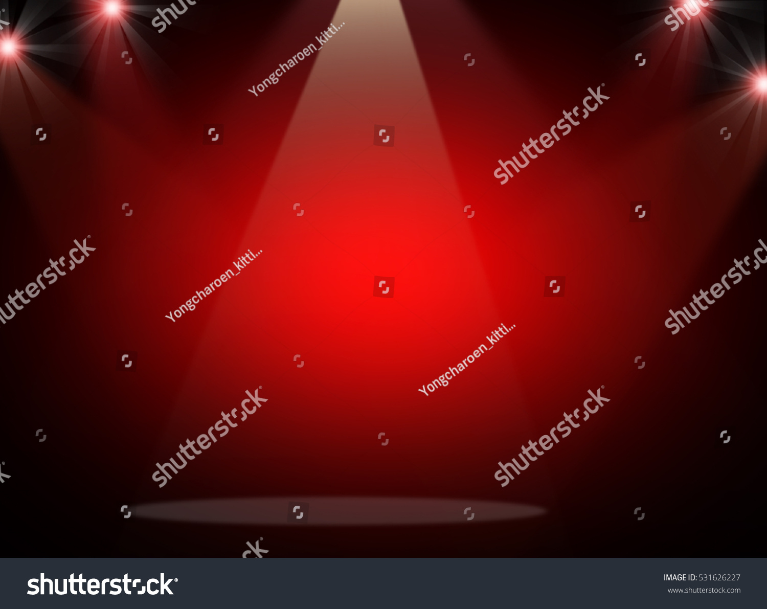 Red Stage Background Stock Illustration 531626227 | Shutterstock