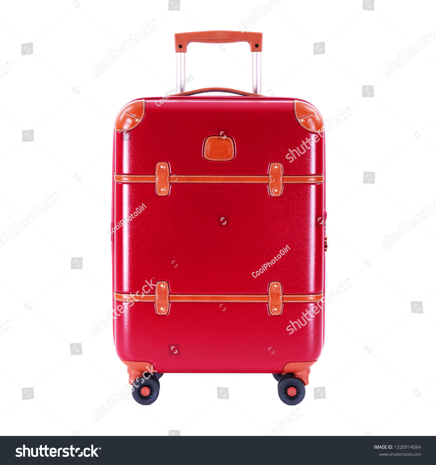 vip red trolley bag