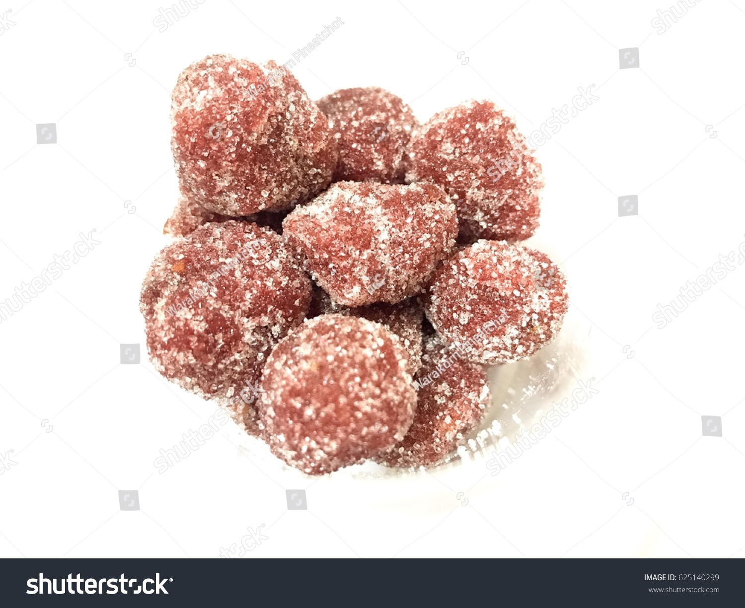 Red Tamarind Candy Thai Sweet Food Stock Photo Edit Now