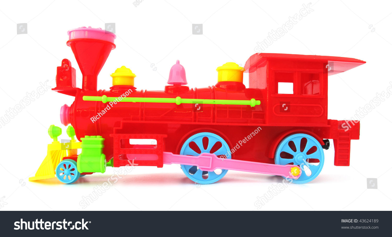 Red Train Locomotive Toy Stock Photo 43624189 : Shutterstock