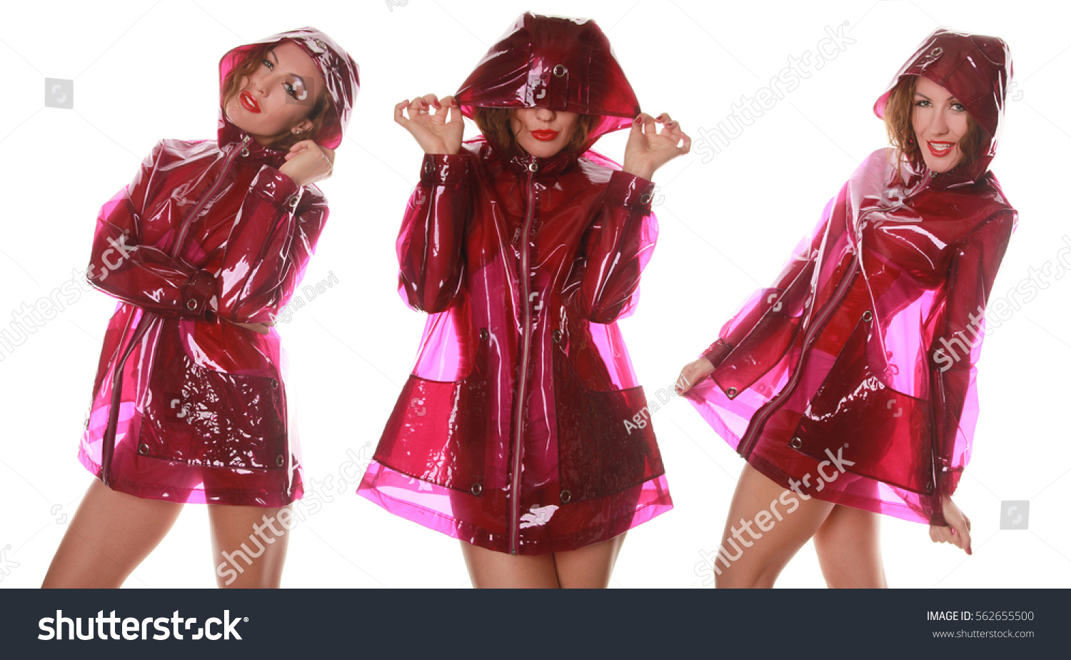 shiny raincoat