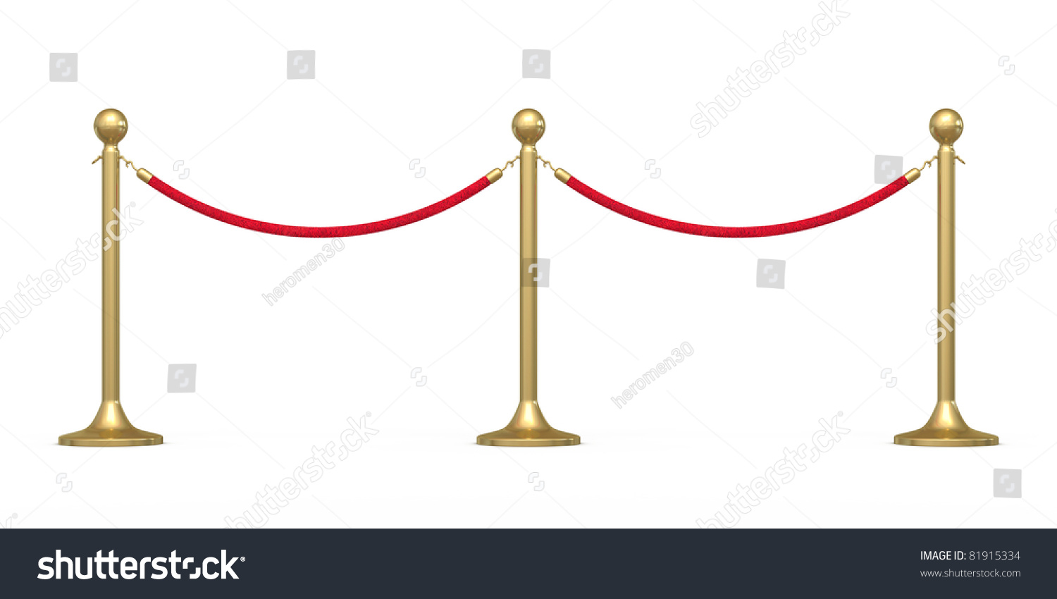 Red Velvet Rope Stock Illustration 81915334 - Shutterstock