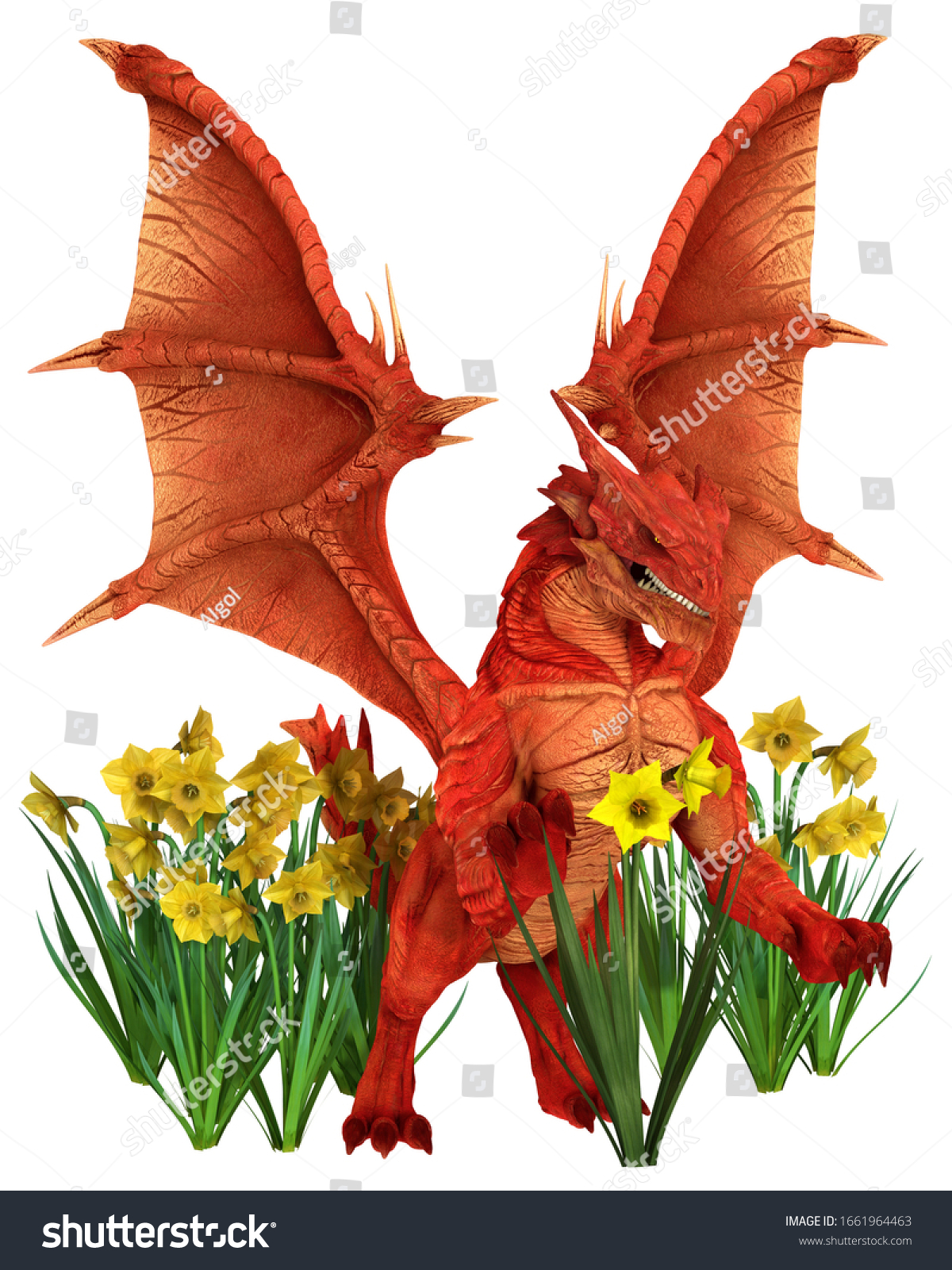 Welsh Dragon Rouge Ruban