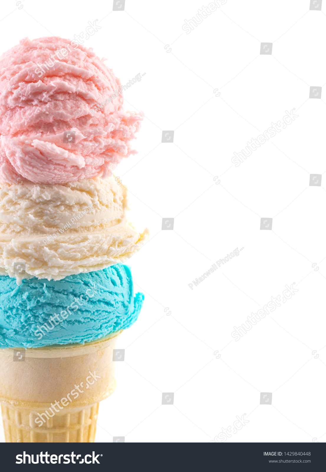 blue scoop ice cream