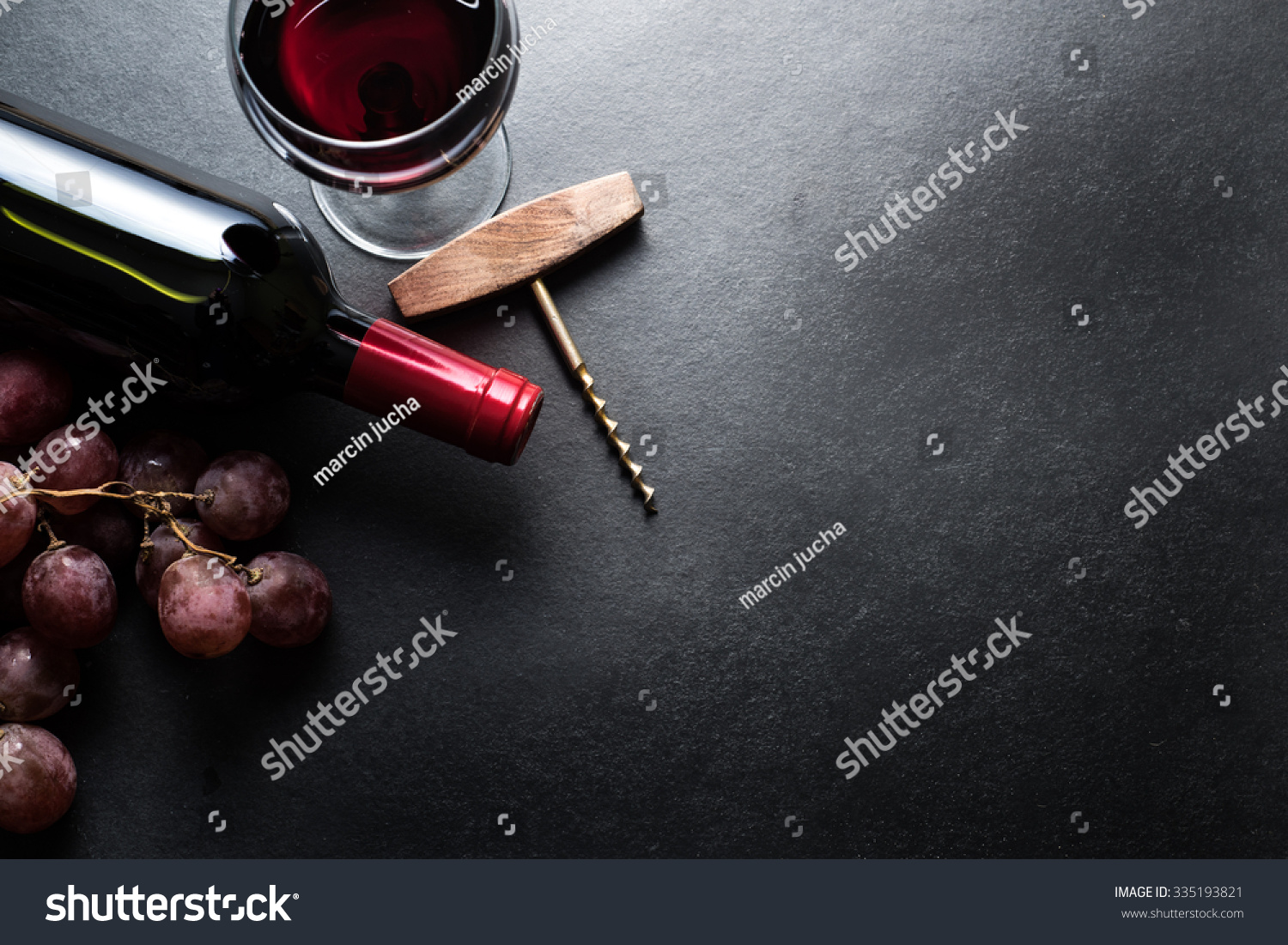 Red Wine Grapes Border Background Stock Photo Edit Now 335193821