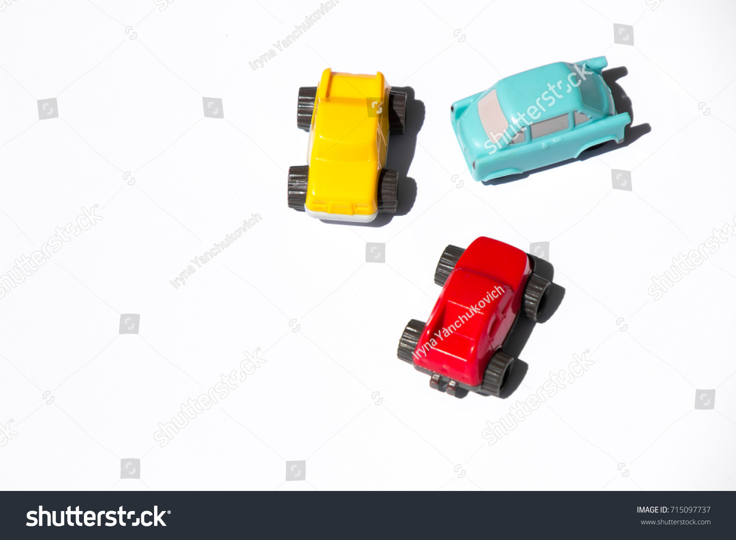 tiny plastic cars