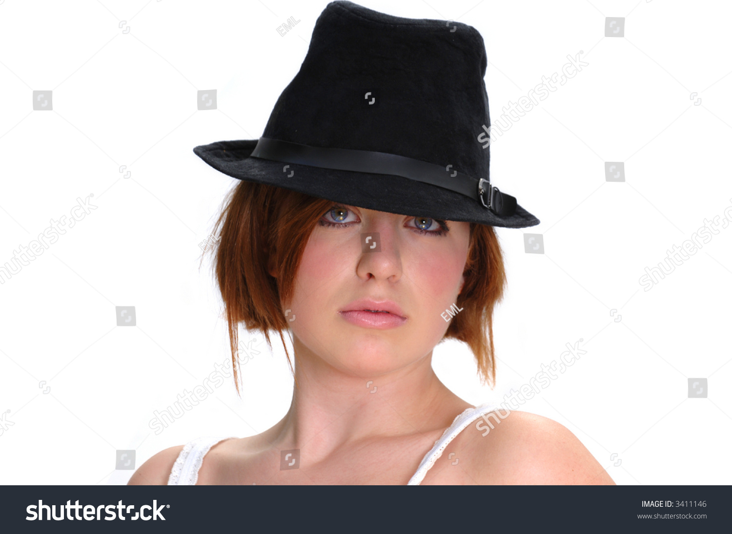 Redhead Hat Stock Photo 3411146 