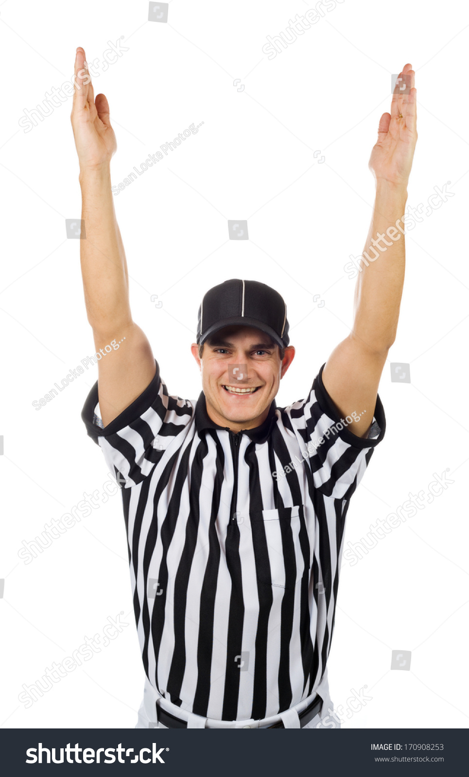 Referee: Signaling For A Touchdown Stock Photo 170908253 : Shutterstock