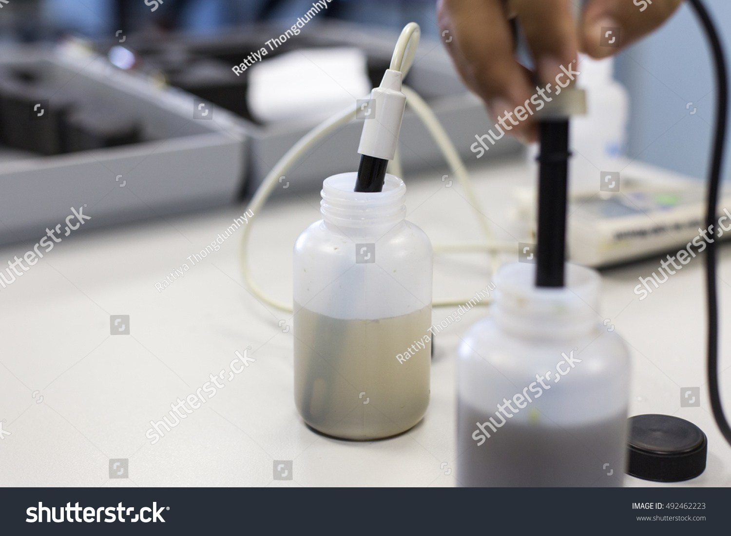 Reference Electrode Ph Example Measurements Stock Photo 492462223 ...