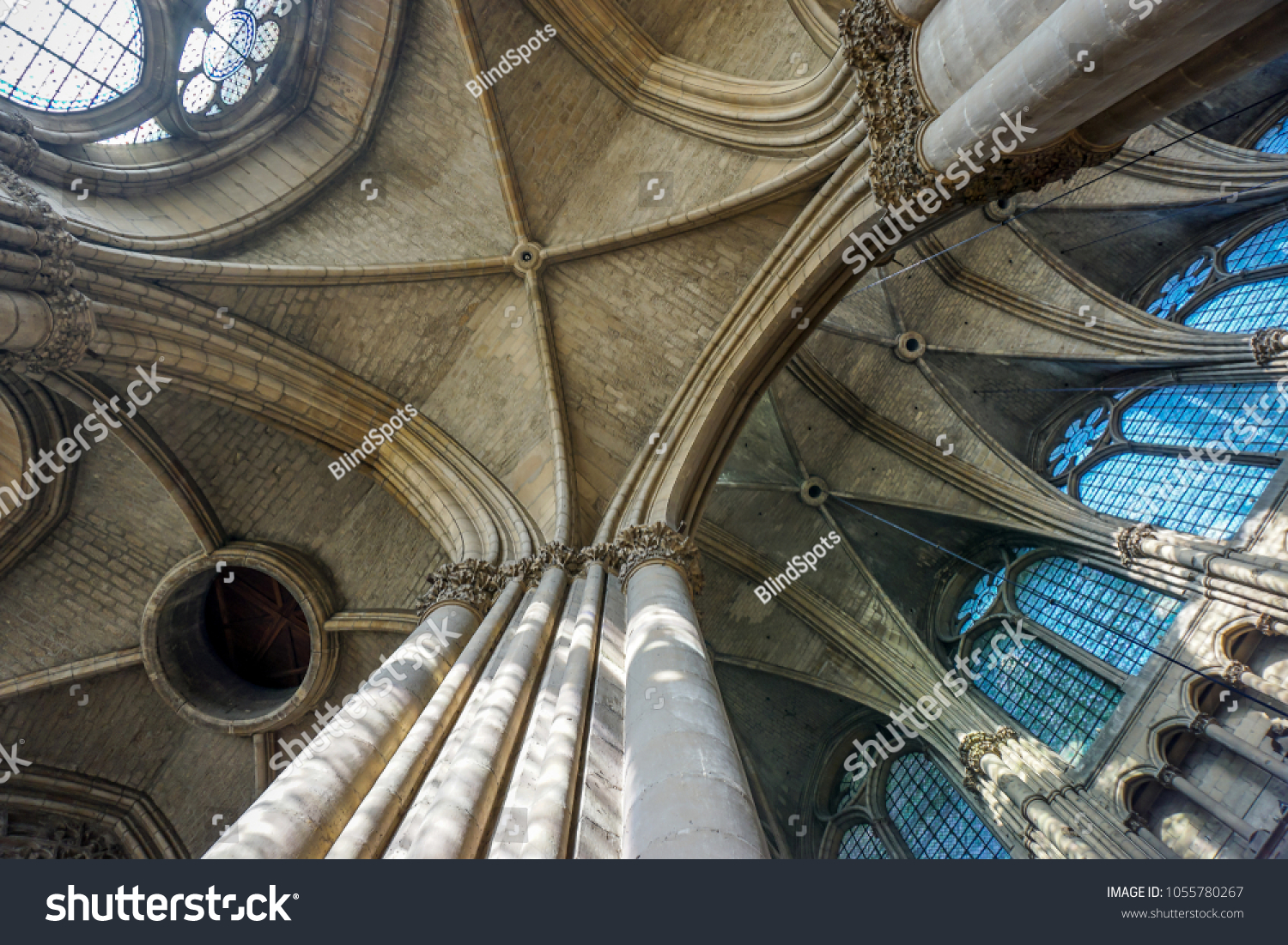Reimsfrancemarch 252018 Gothic Cathedral Notre Dame Stock