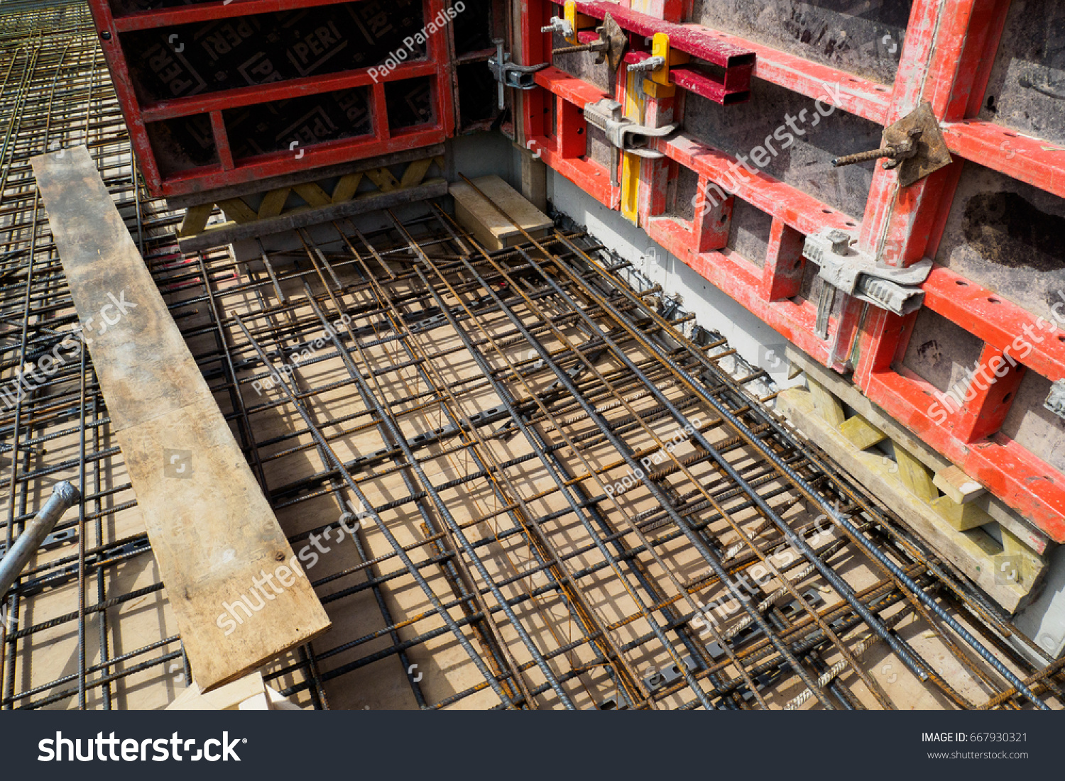 Rc Stock Reinforcement (Edit Slab ... Bars Framework Steel Photo