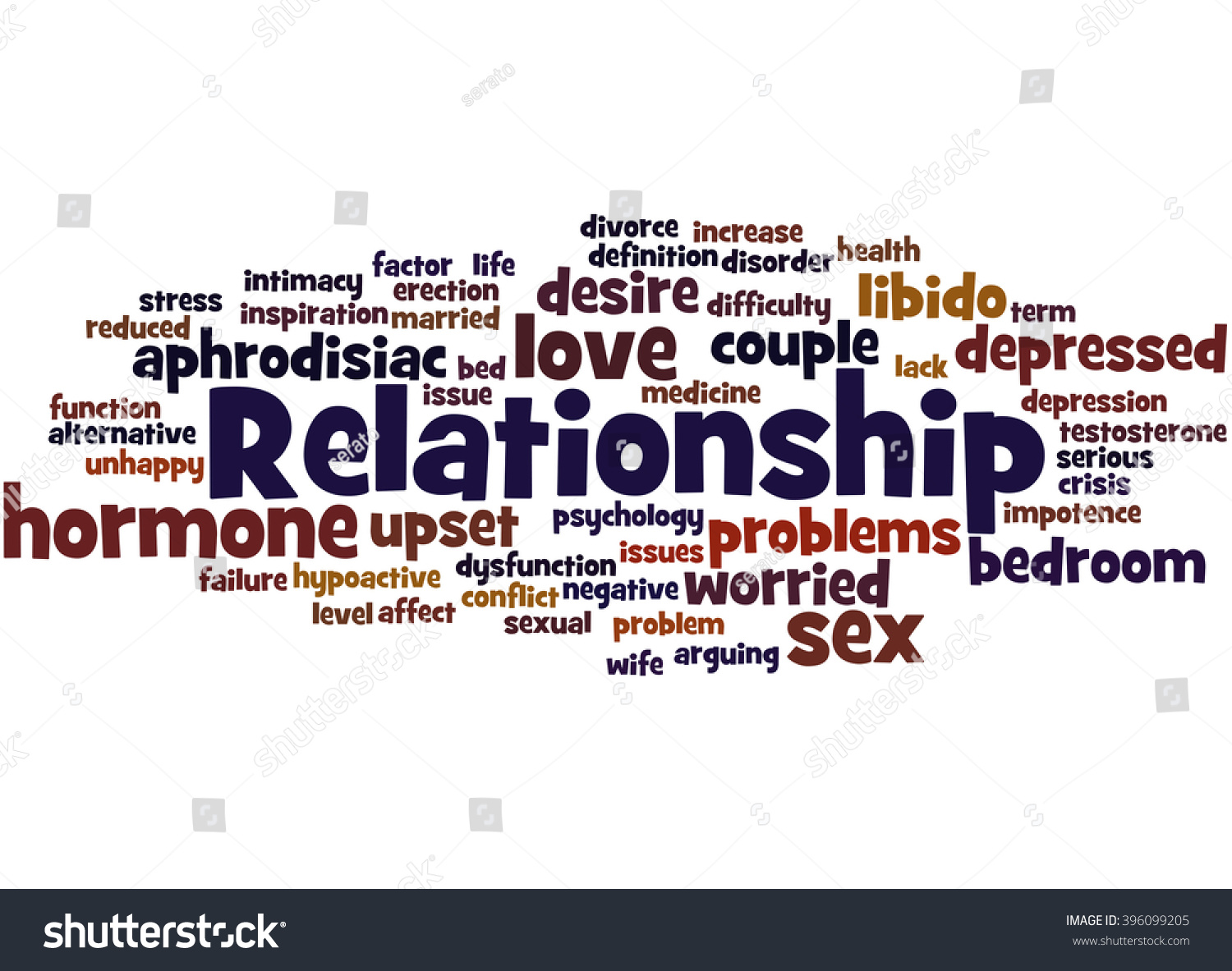 Relationship Word Cloud Concept On White Stock Illustration 396099205 ...