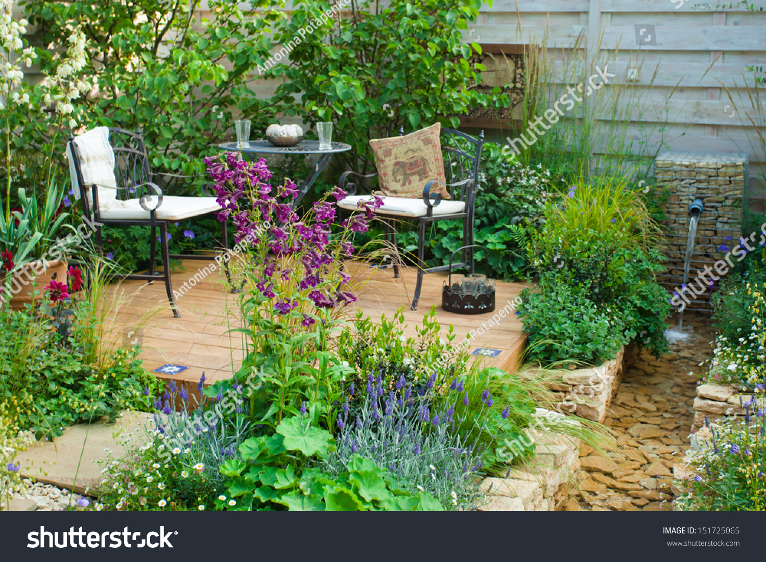 Relaxation Area Garden Stock Photo 151725065 - Shutterstock