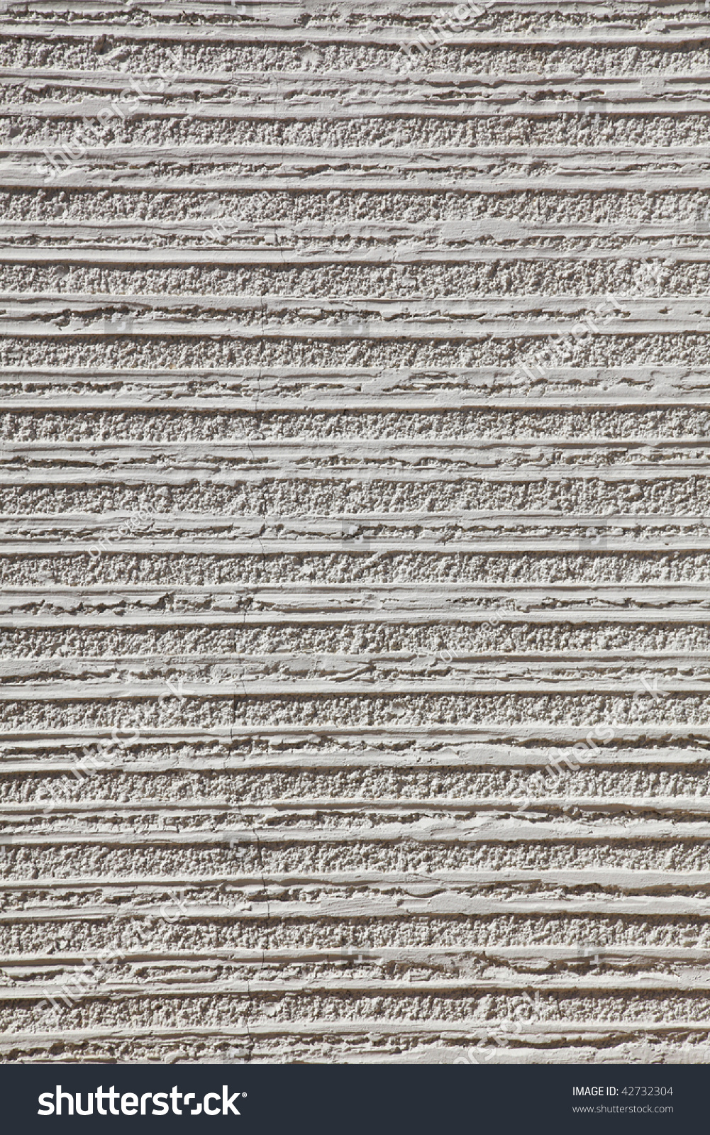 Relief Horizontal Lines On White Wall Stock Photo 42732304 | Shutterstock