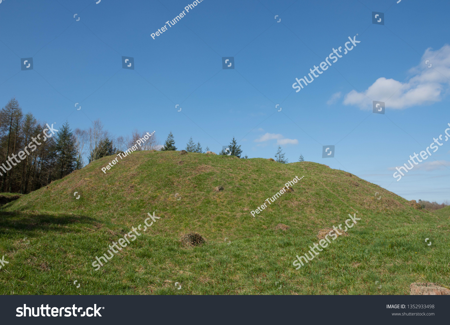 Remains Heywood Castle Early Medieval Norman Stock Photo 1352933498 ...