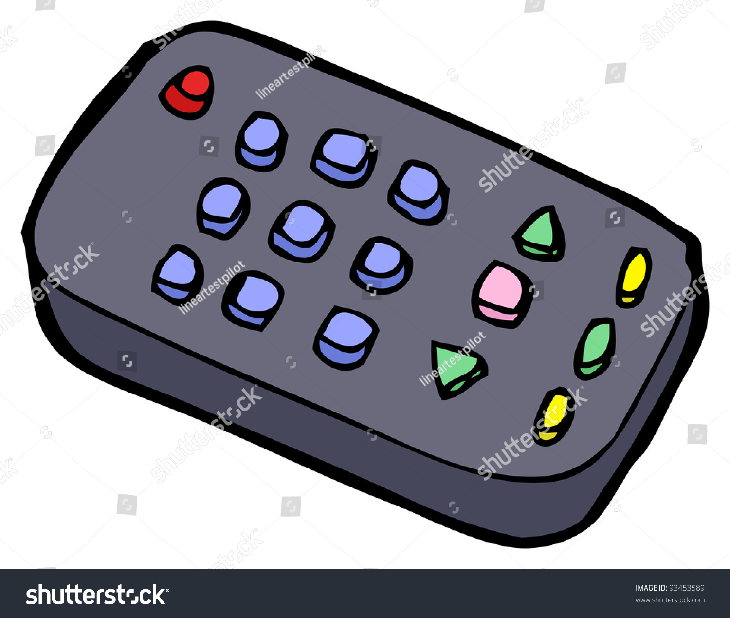 remote control cartoon