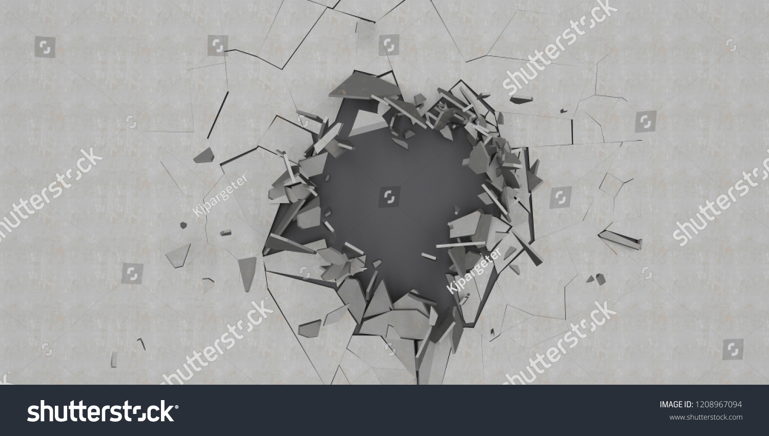 Render 3d Shatter Abstract Wallpaper Background Stock Illustration ...