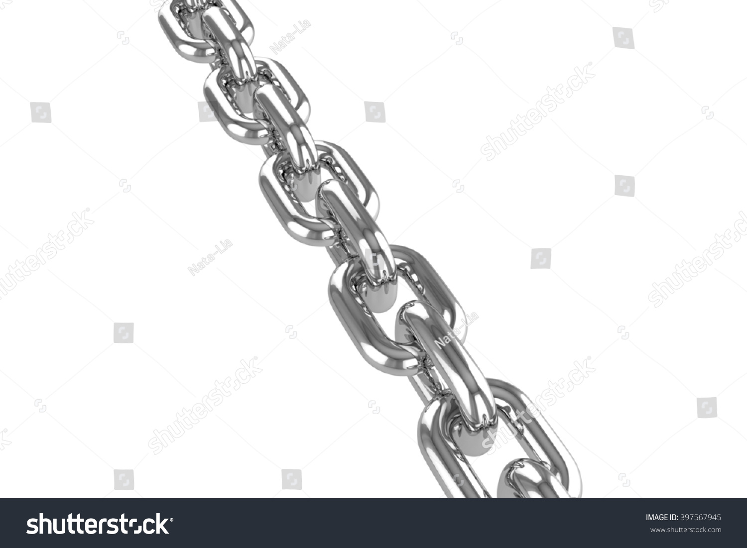 Render Stainless Steel Chain 3d Rendering Stock Illustration 397567945 ...
