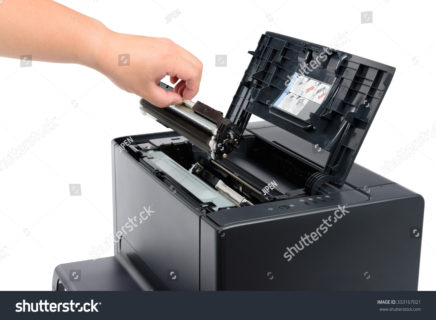 replace toner cartridge