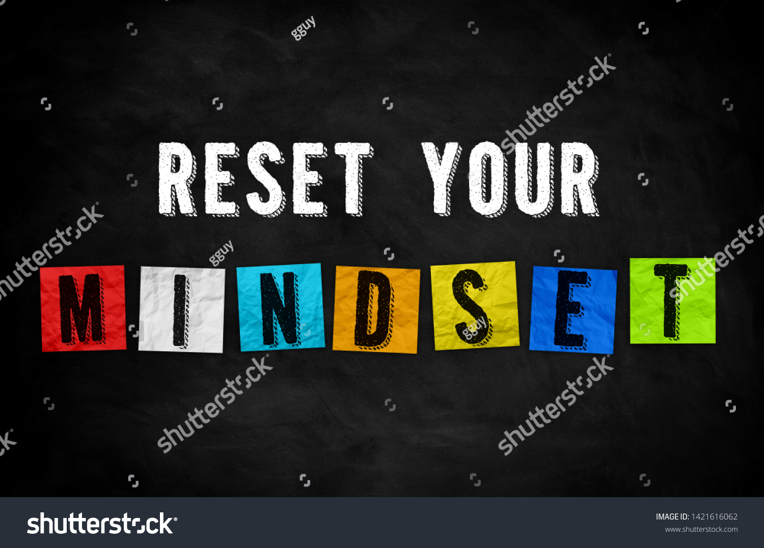 Mindset Reset Images Stock Photos Vectors Shutterstock 5-rules-to-shift-your-mindset-new-trader-u
