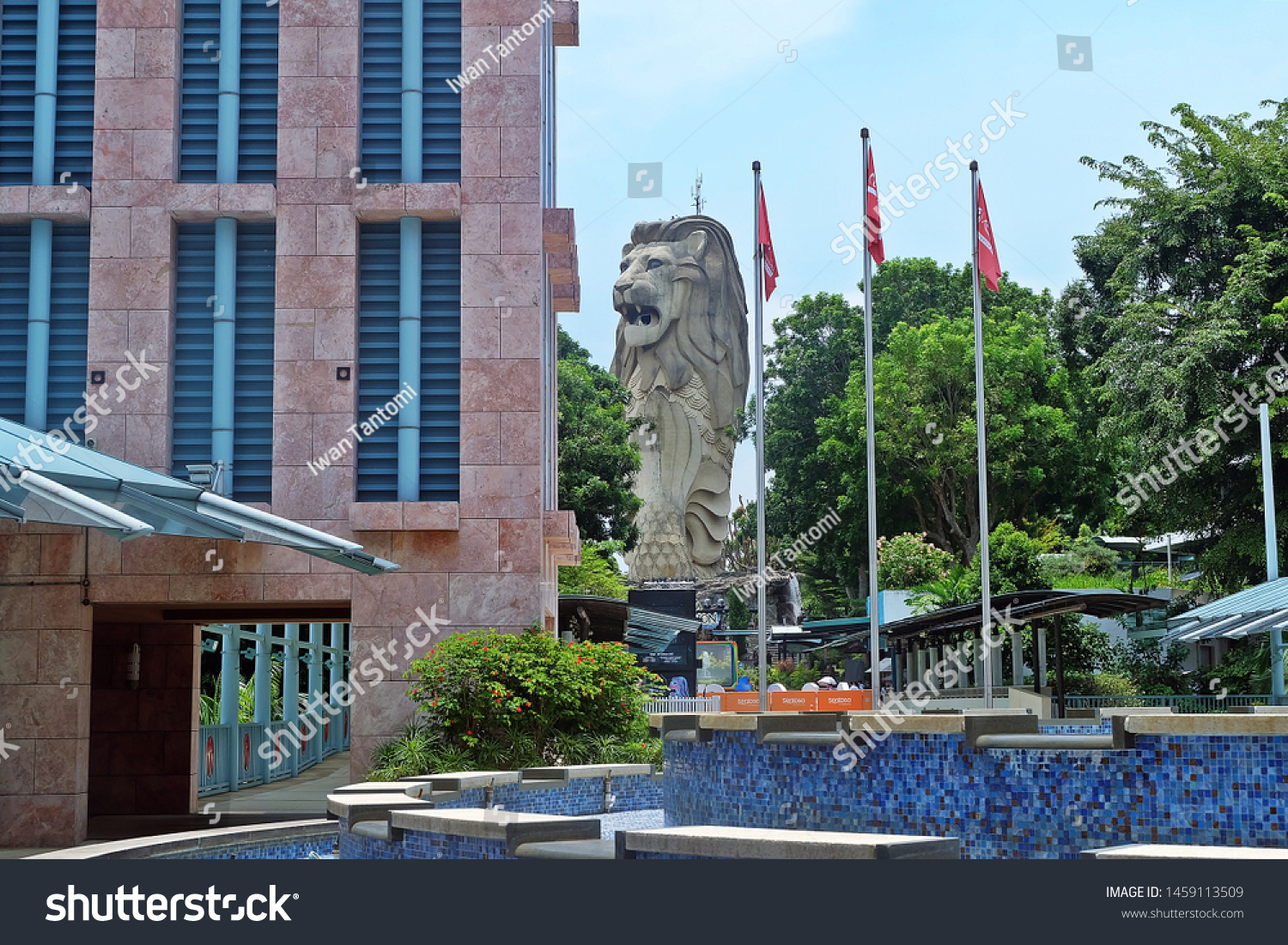 Resorts World Sentosa Singapore July 23 Buildings Landmarks Stock Image