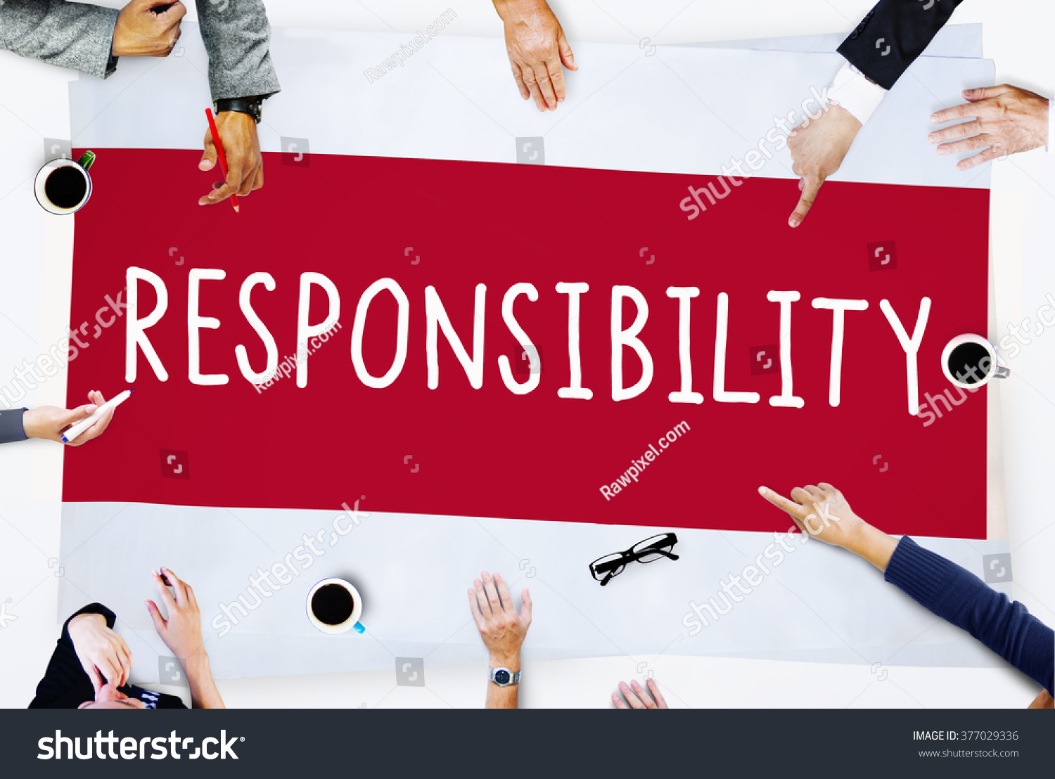 Responsibility Duty Obligation Job Trustworthy Concept Stock Photo ...