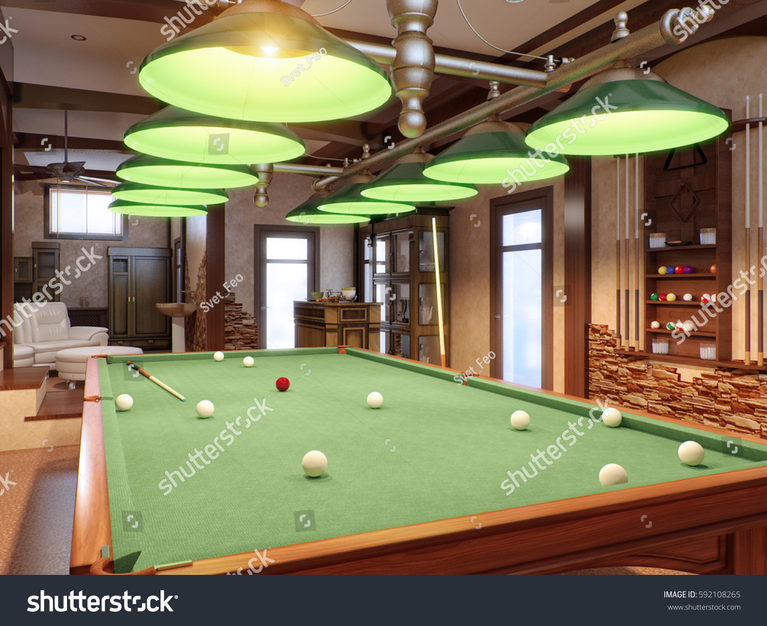 Rest Room Billiard Room Basement Bar Buildings Landmarks